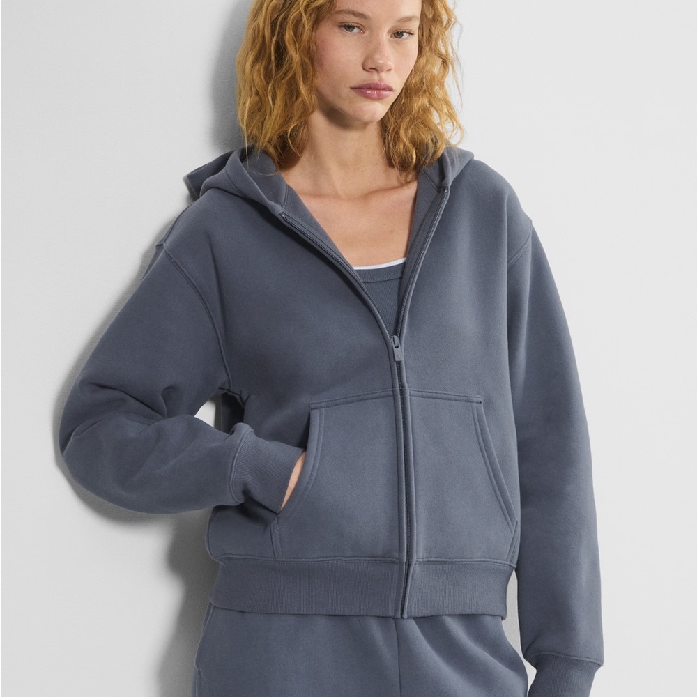 Aritzia Mega Fit Sweatfleece Women's Blue Hoodie